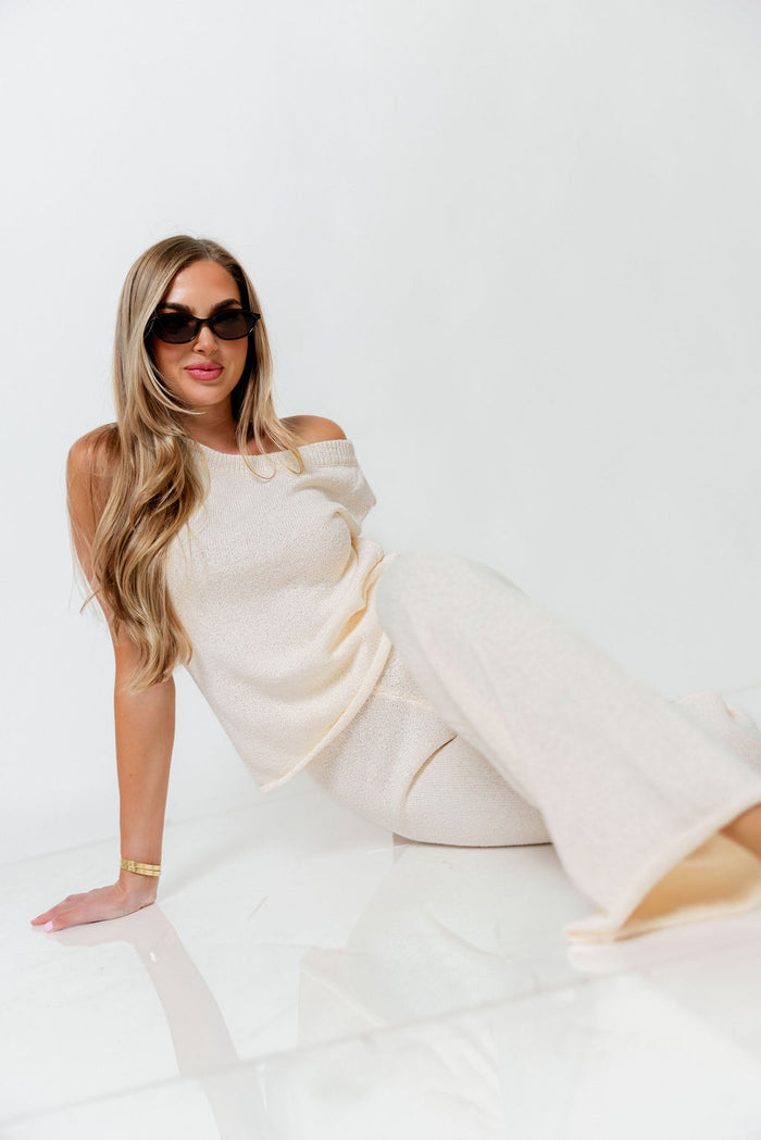Sonora Knit Set in Cream