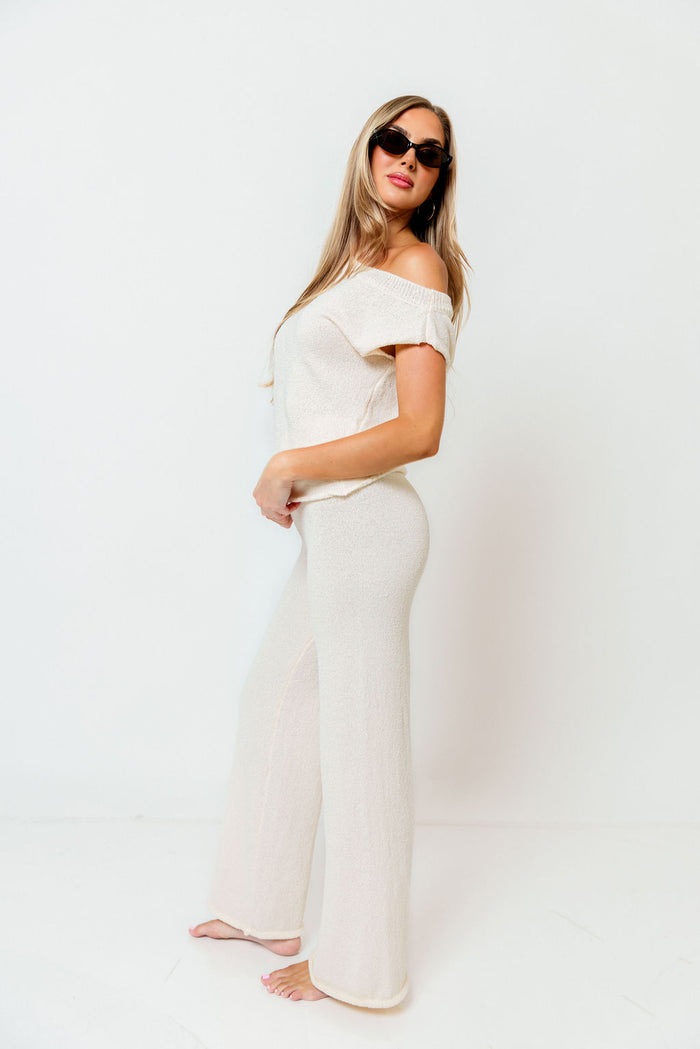 Sonora Knit Set in Cream