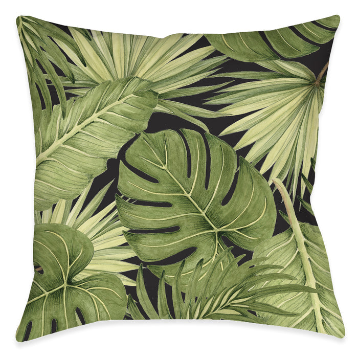 Sophisticated Palm Outdoor Decorative Pillow