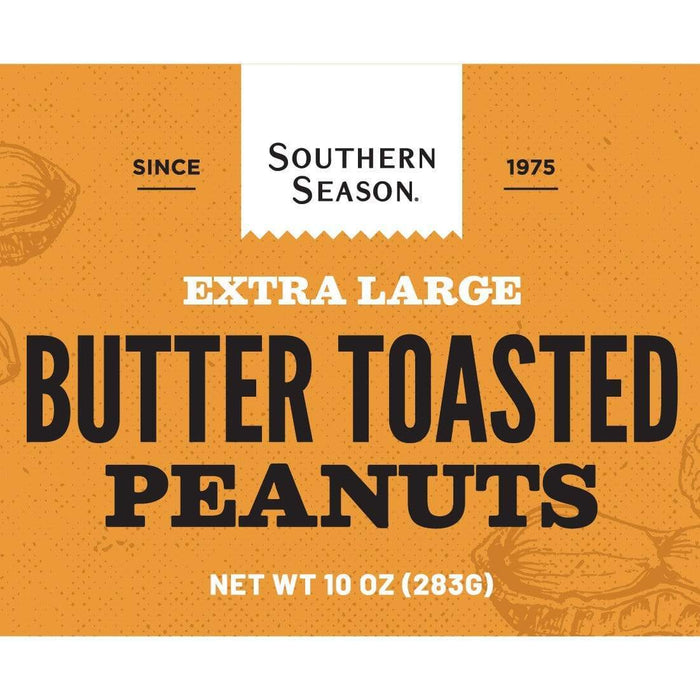 Southern Season Butter Toasted Peanuts 10 oz - Nuts