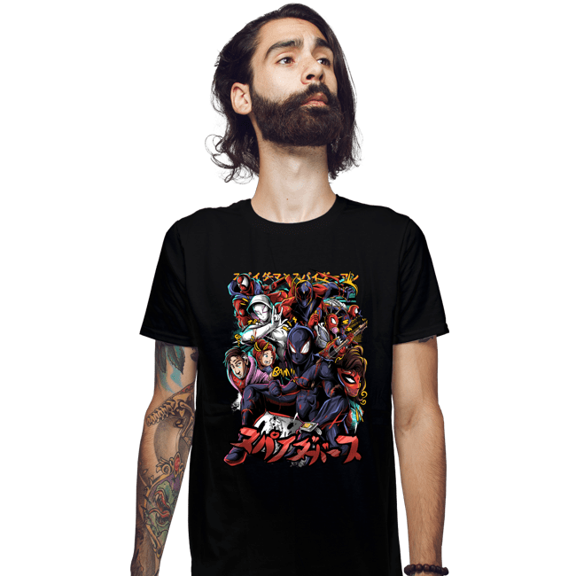 Last_Chance_Shirts Fitted Shirts, Mens / Small / Black Spider In A Spiderverse