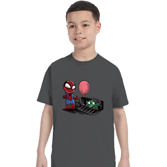 Daily_Deal_Shirts T-Shirts, Youth / XS / Charcoal Spider IT