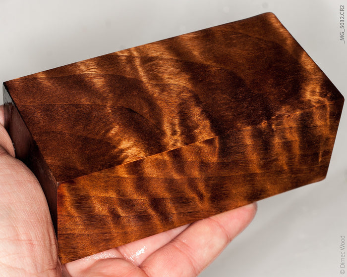 Stabilized quilted cotton wood block