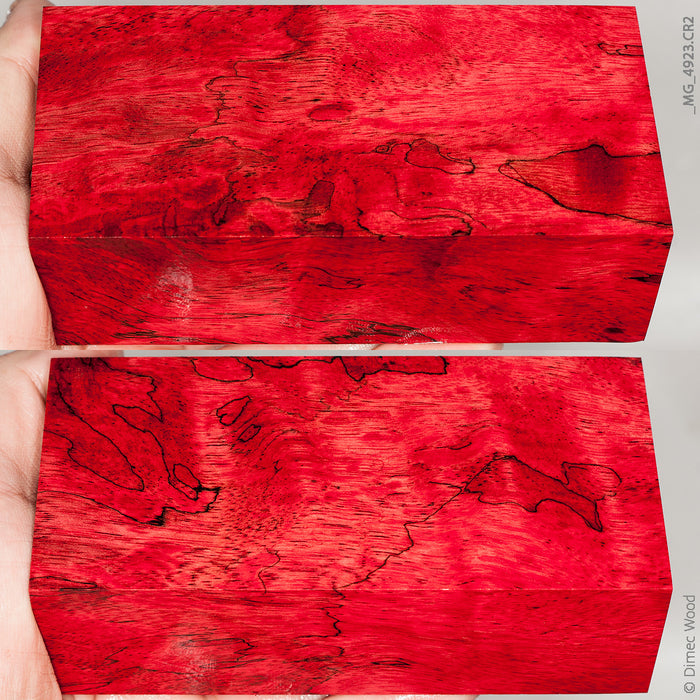 Stabilized wood spalted tamarind block