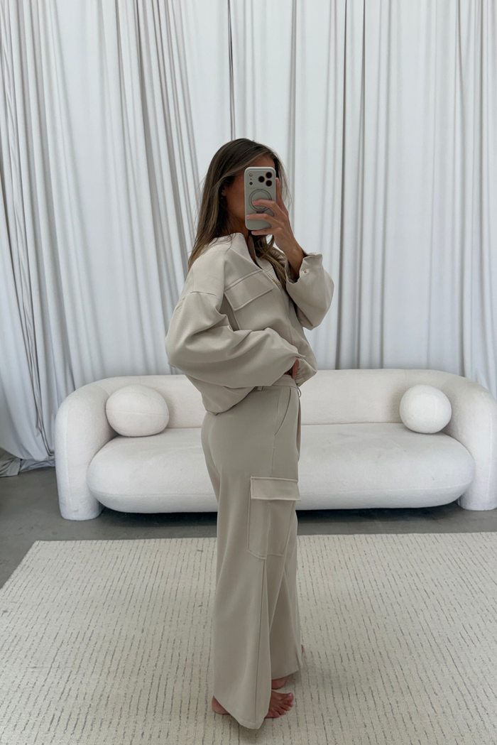Stevie Set in Beige *Final Sale*