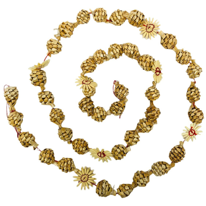 Straw garland - Starbursts