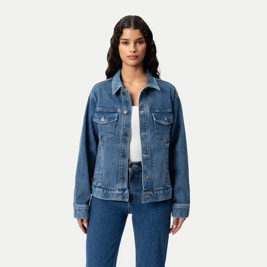 Stretchy ComfortDenim™ Jacket - Ninepine