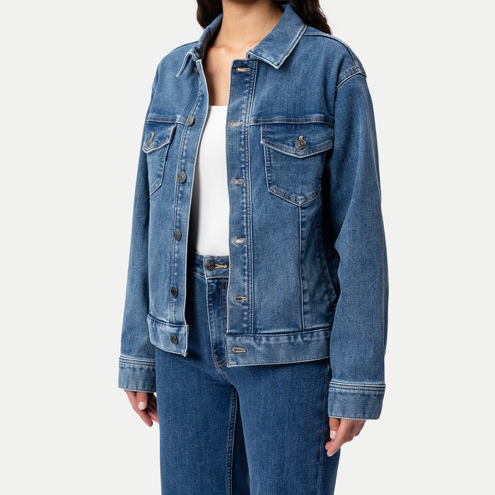 Stretchy ComfortDenim™ Jacket - Ninepine