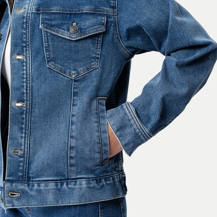 Stretchy ComfortDenim™ Jacket - Ninepine