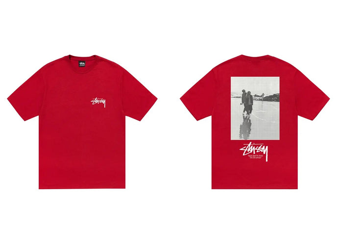 Stussy Low Tide Tee 'Dark Red'
