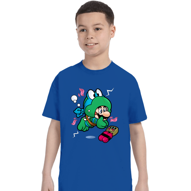 Daily_Deal_Shirts T-Shirts, Youth / XS / Royal Blue Super Leo Suit