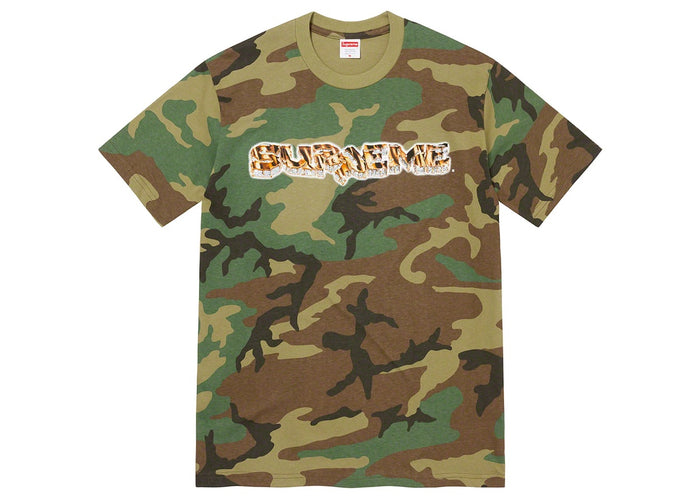 Supreme Diamond Tee Woodland Camo