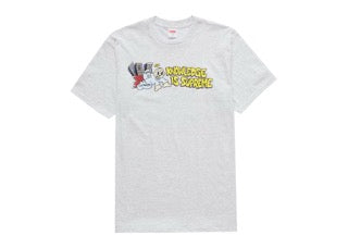 Supreme Knowledge Tee Ash Grey