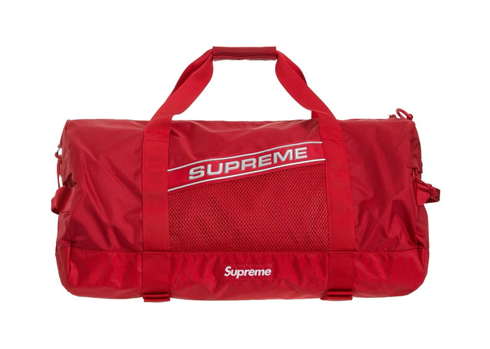 Supreme Logo Duffle Bag Red