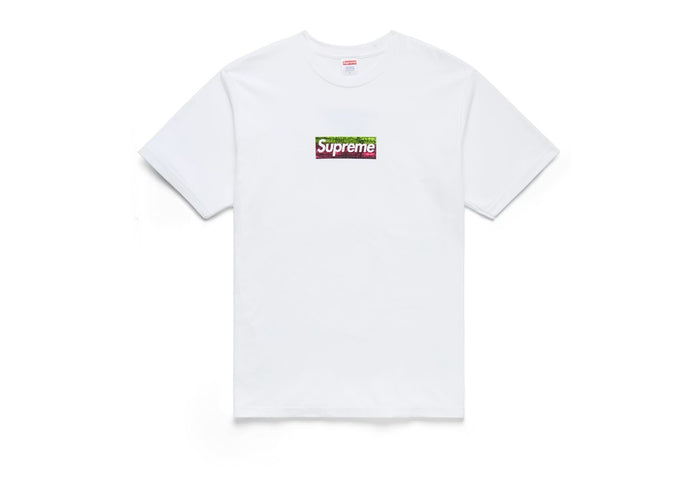 Supreme Los Angeles Fire Relief Box Logo Tee White