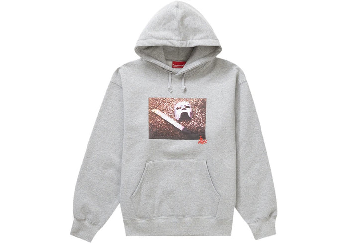 Supreme MF DOOM Hooded Sweatshirt Heather Grey