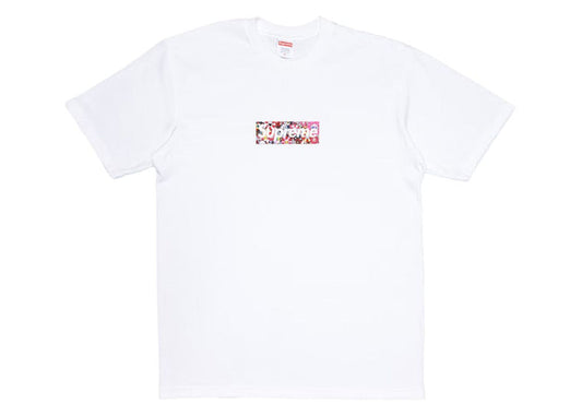 Supreme Takashi Murakami COVID-19 Relief Box Logo Tee White