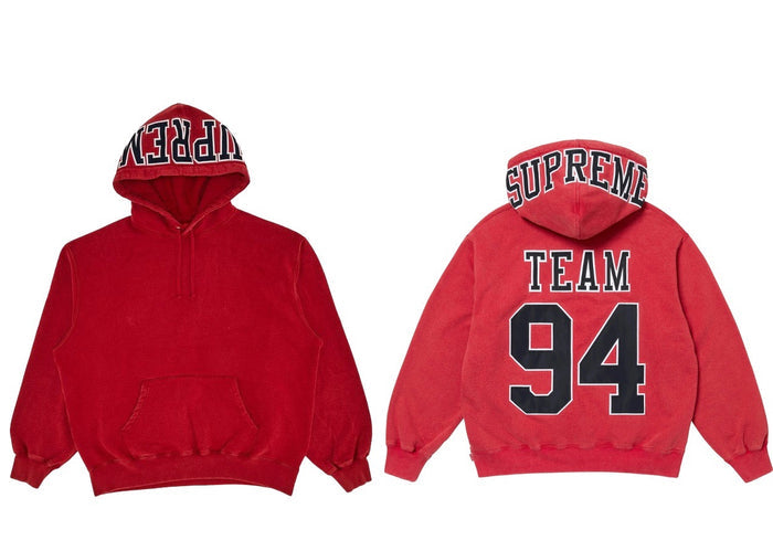 Supreme Team 94 Hooded Sweatshirt Red