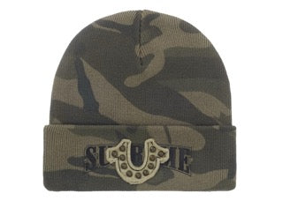 Supreme True Religion Beanie (FW25) Olive Camo