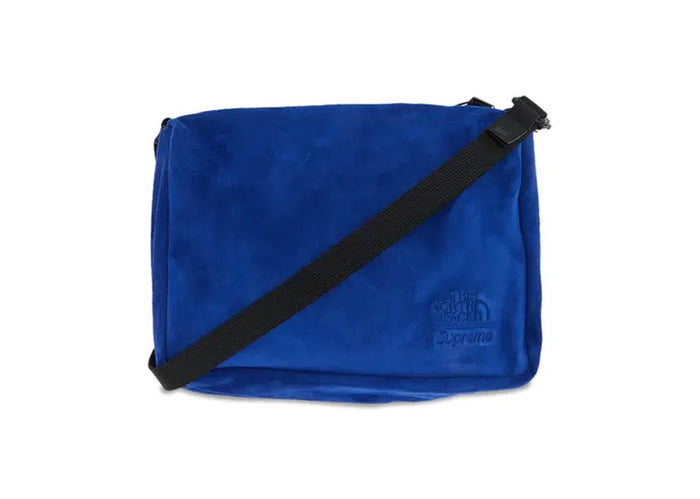 Supreme x The North Face Suede Shoulder Bag 'Blue'