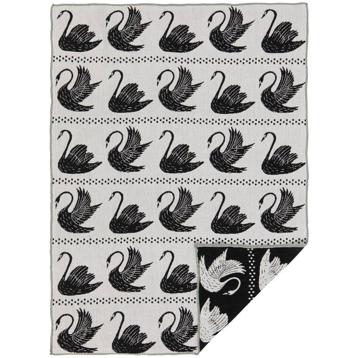 Swan Song Double Cloth Dishtowel