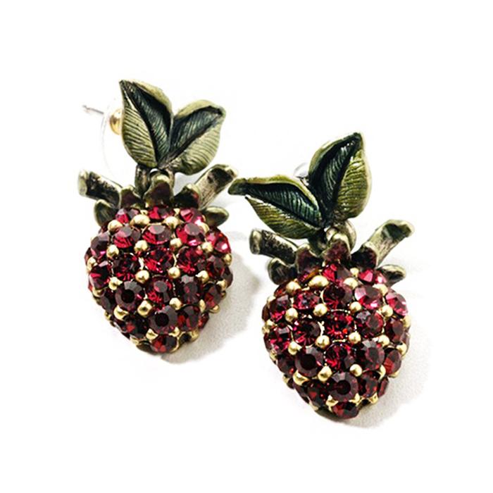 Sweet Strawberries Statement Earrings