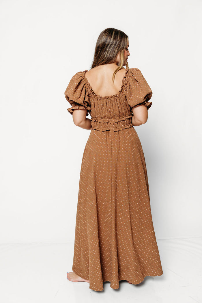 Sydnee 100% Cotton Maxi Dress in Camel - Bump Friendly & Inclusive Sizing *9/10 PRE-ORDER*