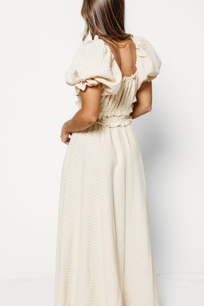 Sydnee 100% Cotton Maxi Dress in Natural Ivory - Bump Friendly & Inclusive Sizing *9/10 PRE-ORDER*