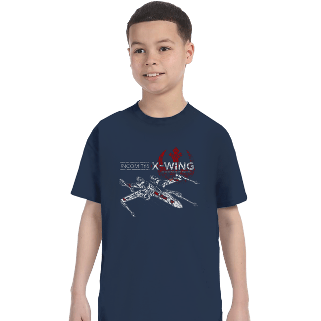 Shirts T-Shirts, Youth / XS / Navy T-65 X-Wing