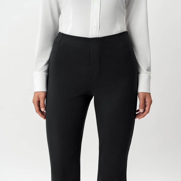 Tailored Ponte Bootcut Trouser - Ninepine