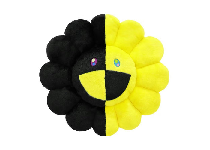 Takashi Murakami x HIKARU Collaboration Flower Plush 30CM Black/Yellow