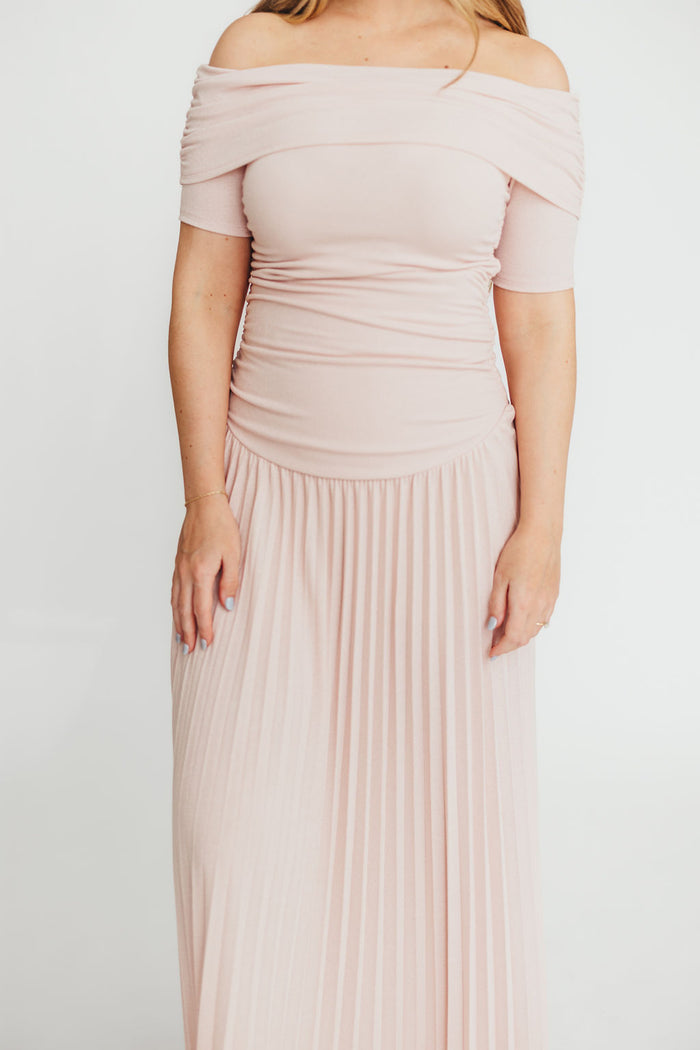 The Lennox Maxi Dress in Dusty Pink - Bump Friendly *Final Sale*
