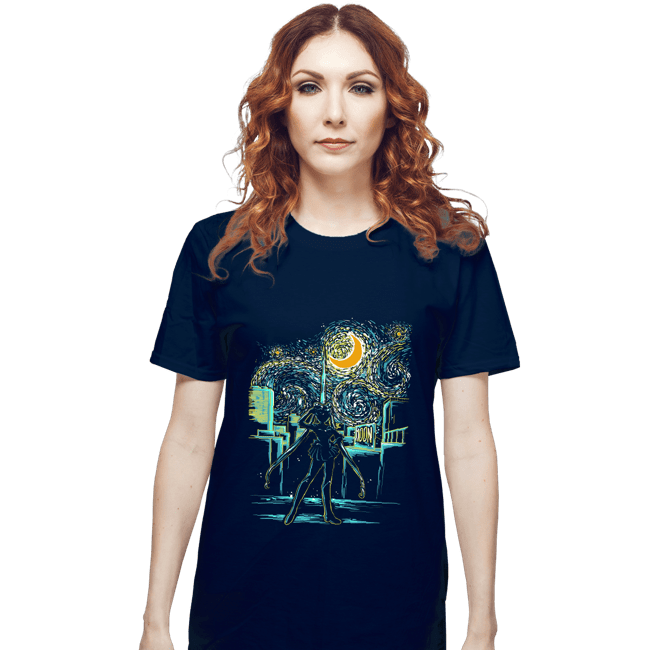 Secret_Shirts T-Shirts, Unisex / Small / Navy The Starry Moon