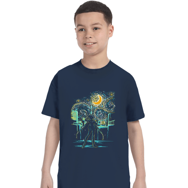 Secret_Shirts T-Shirts, Youth / XS / Navy The Starry Moon