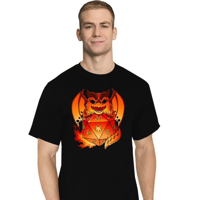 Daily_Deal_Shirts T-Shirts, Tall / Large / Black Themberchaud Dice