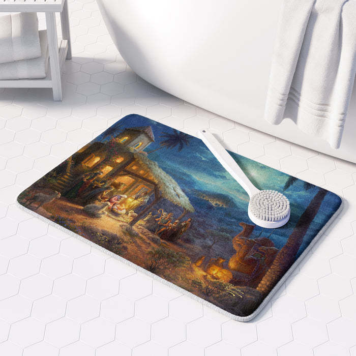 Thomas Kinkade The Nativity Memory Foam Rug