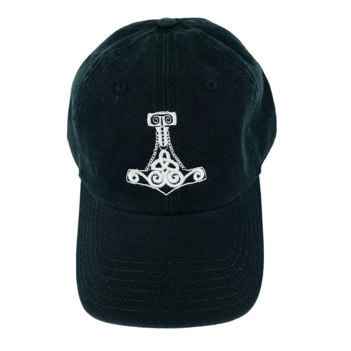 Thor’s hammer black baseball cap