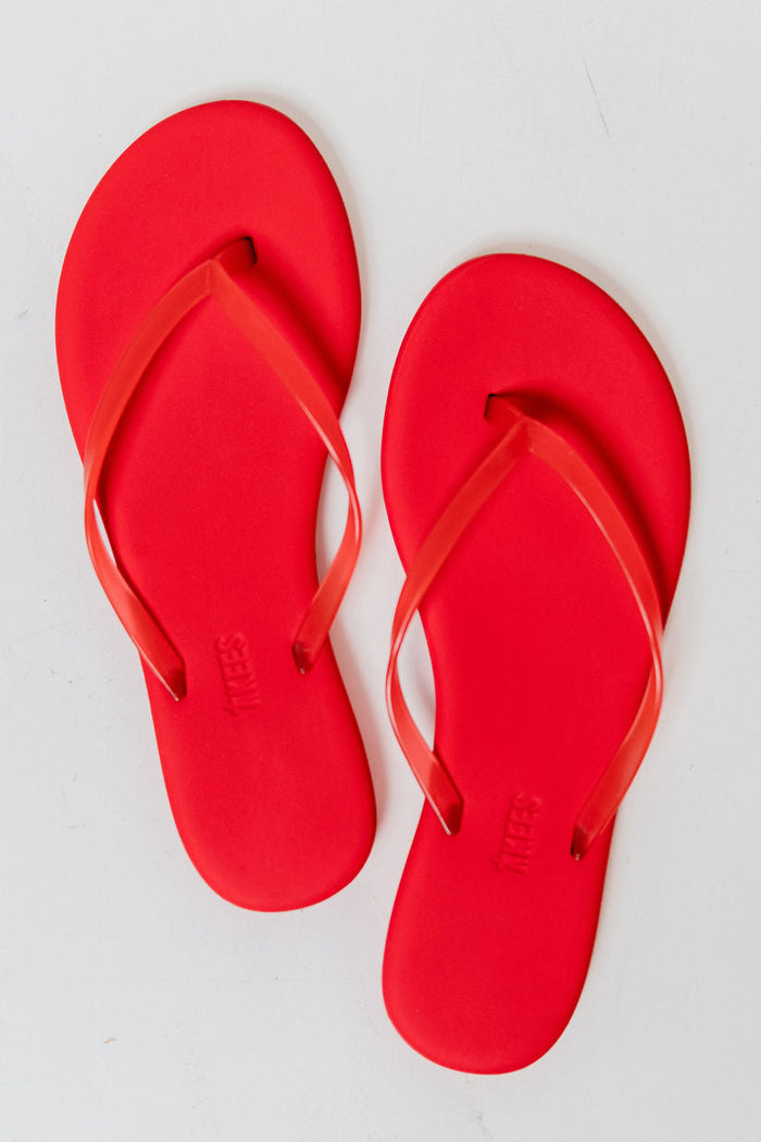Tkees Aqua Sandal in Sol Red