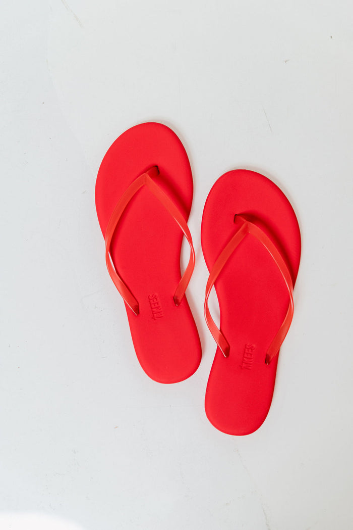 Tkees Aqua Sandal in Sol Red