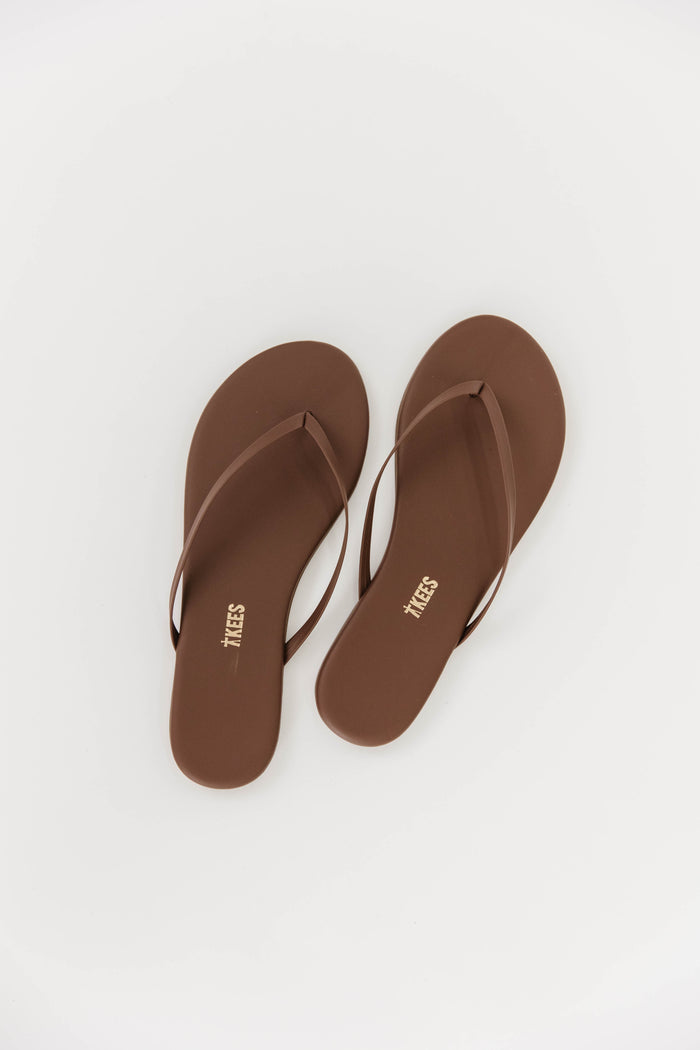 TKEES Foundations Matte Flip Flop Sandal in Cappuccino