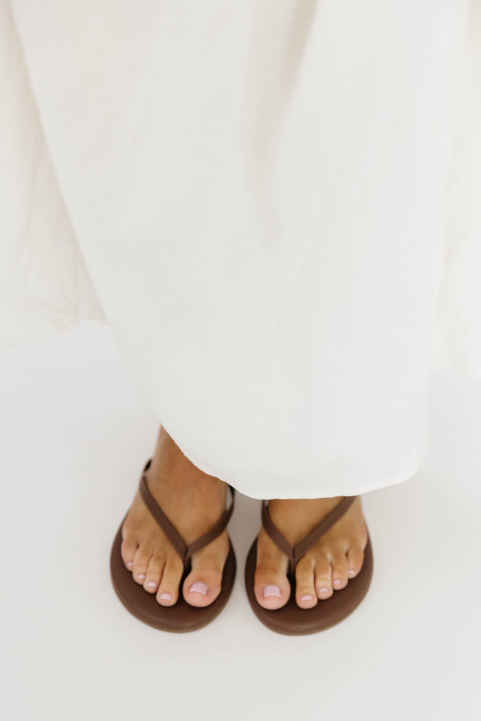 TKEES Foundations Matte Flip Flop Sandal in Cappuccino