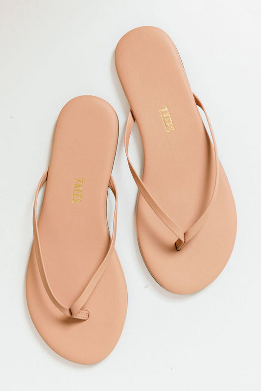 TKEES Foundations Matte Flip Flop Sandal in Nude Beach