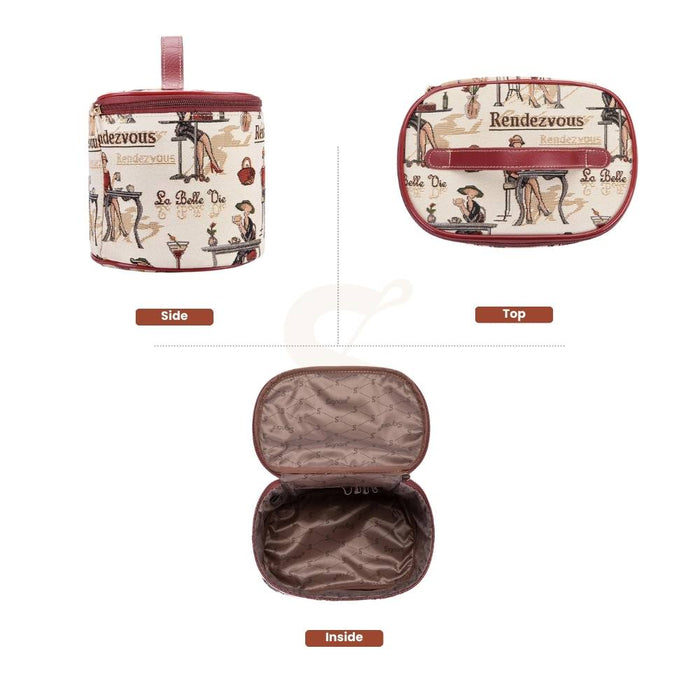 TOIL-RDV | RENDEZVOUS TOILETRY VANITY TRAVEL BAG