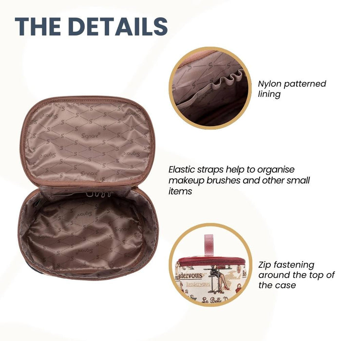 TOIL-RDV | RENDEZVOUS TOILETRY VANITY TRAVEL BAG