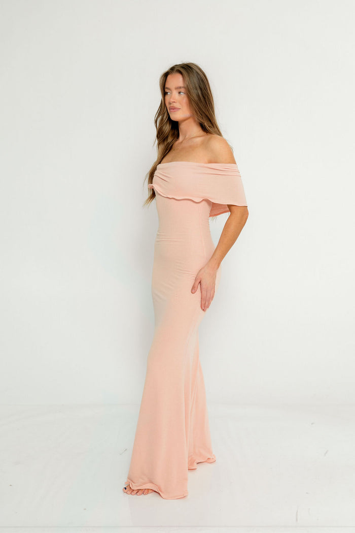 Tommie Maxi Dress in Dusty Rose - Bump Friendly (Size Up for Bump)