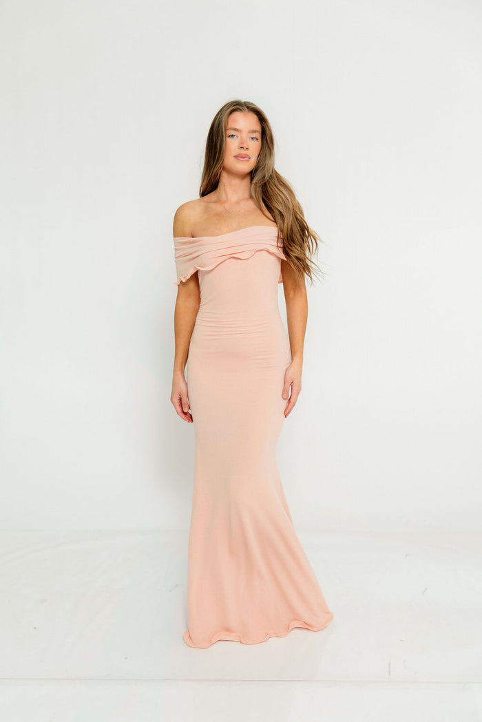 Tommie Maxi Dress in Dusty Rose - Bump Friendly (Size Up for Bump)