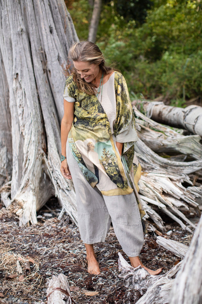 Model wearing Tree of Life Starduster celebrating growth renewal and timeless beauty – Market of Stars