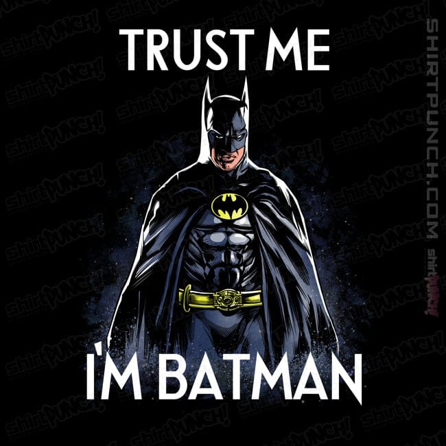 Secret_Shirts Magnets / 3"x3" / Black Trust The Bat
