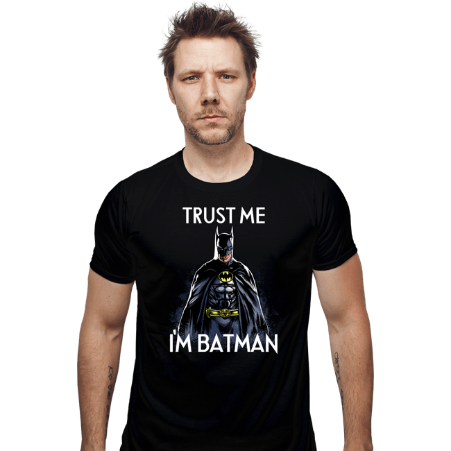 Secret_Shirts Fitted Shirts, Mens / Small / Black Trust The Bat