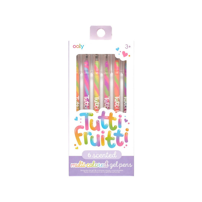 Tutti Fruitti: Scented Multi-Colored Gel Pens (Set of 6)